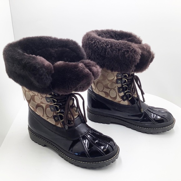 coach leonora boots
